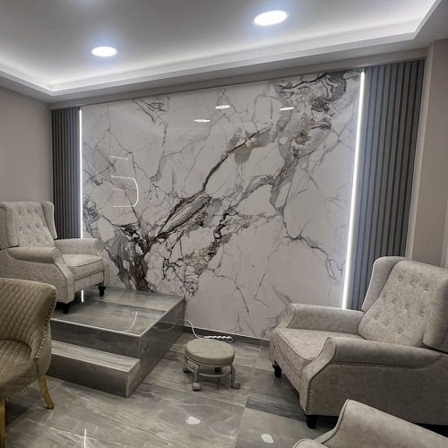 ديكورات بديل الرخام بالجدران